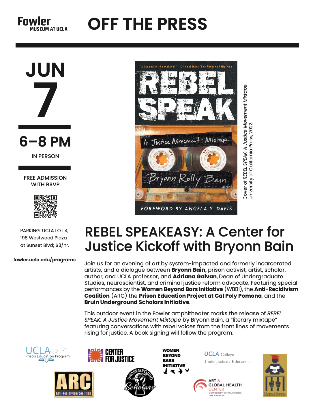 Rebel Speakeasy Event Flyer